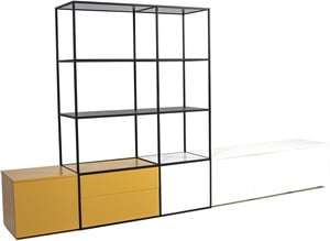 Bree's New World Abitare wandkast - Materiaal