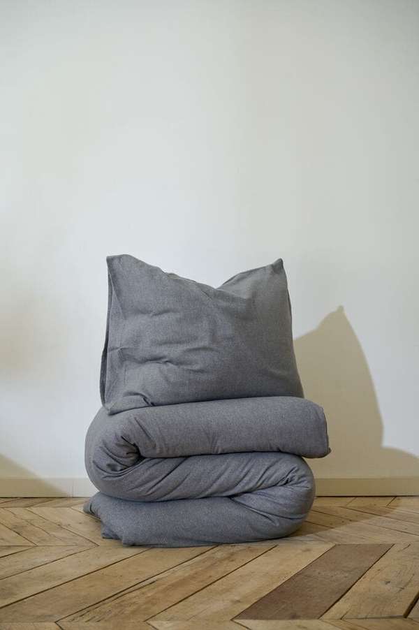 Auping Flannel Grey dekbed - 140x220