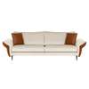 Arctic Living Cortina 3-zitsbank met pouf - Showroom