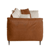 Arctic Living Cortina 3-zitsbank met pouf - Achter aanzicht