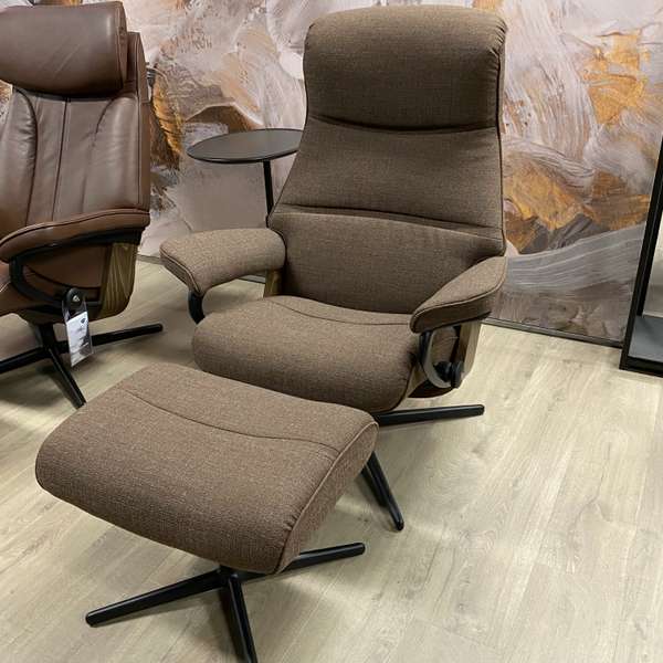 Stressless Philip relaxfauteuil met poef - Showroom