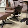 Stressless Paul relaxfauteuil met poef - Achter aanzicht