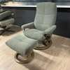 Stressless David relaxfauteuil medium met hocker - Showroom
