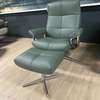 Stressless David relaxfauteuil large met hocker - Zijaanzicht links