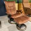 Stressless Wing relaxfauteuil met hocker medium  - Boven aanzicht