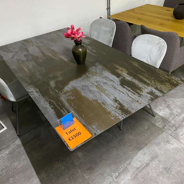 bert plantagie Oval eettafel - 200x110 - Materiaal