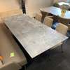 bert plantagie Carve eettafel - 220x100 - Materiaal