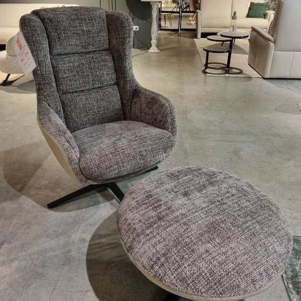 Mecam Gilbert DV8 fauteuil met poef - Materiaal
