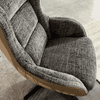 Mecam Gilbert DV8 fauteuil met poef - Materiaal