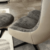 Mecam Gilbert DV8 fauteuil met poef - Materiaal