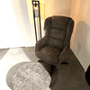 Mecam Gilbert DV8 fauteuil met poef - Materiaal