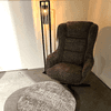 Mecam Gilbert DV8 fauteuil met poef - Materiaal