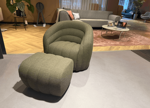 Pode Balini fauteuil met poef - Materiaal