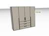 Nolte Horizont 100 kledingkast - Materiaal