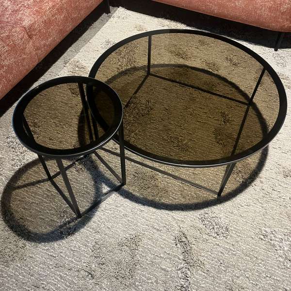 Leolux Prismo salontafels (set van 2) - Showroom