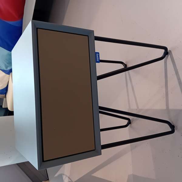 Auping Pixel nachtkastje Cool grey / lade warm grey